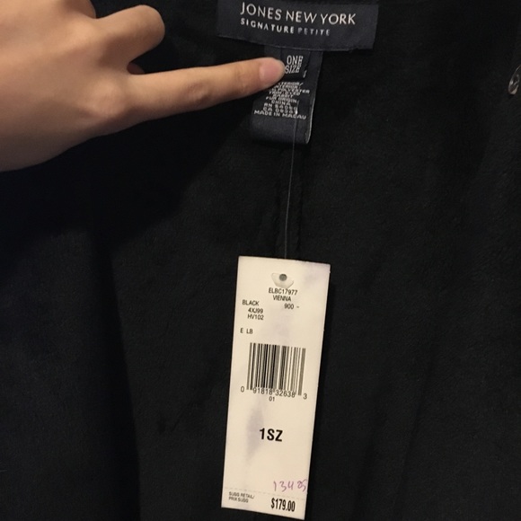 JONES NEW YORK PETITE PONCHO - Picture 3 of 3